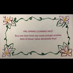 Message me when you pick out your FREE item.